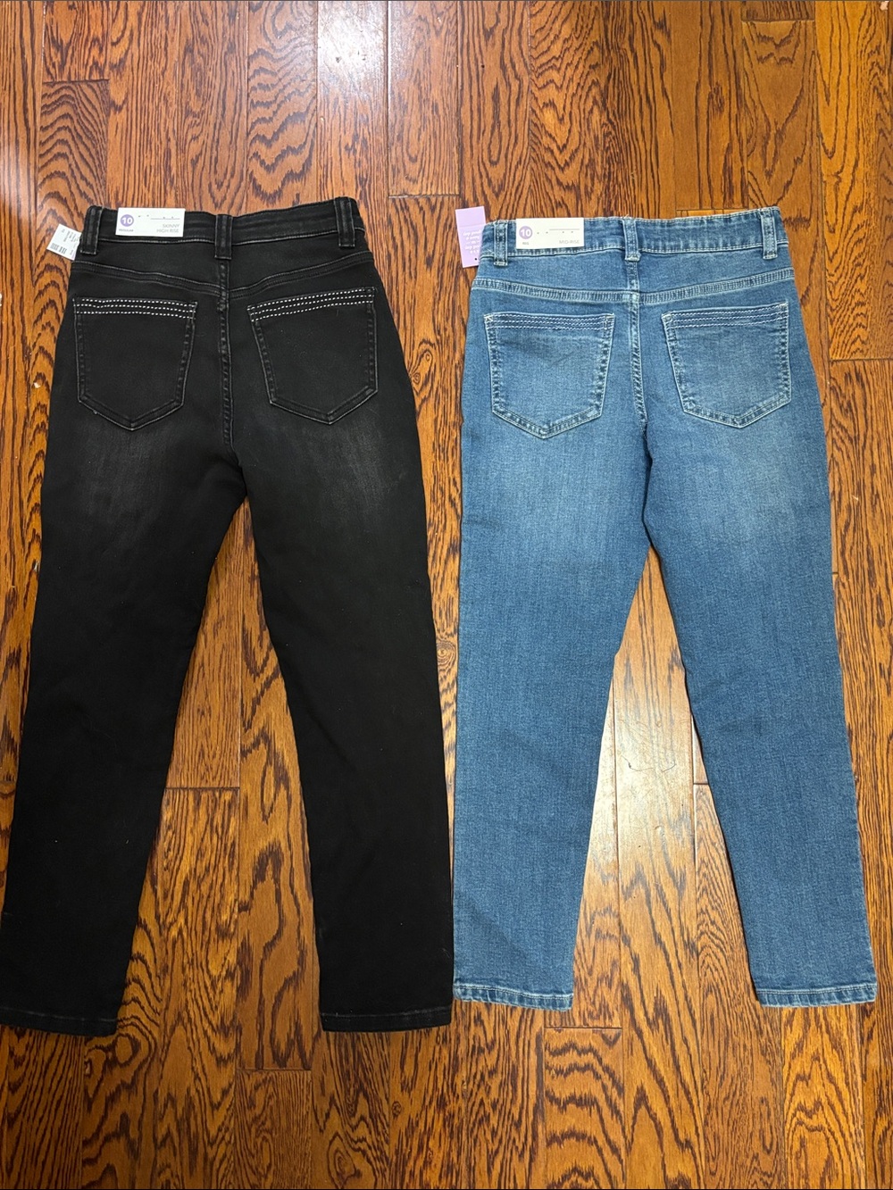 Eusie Jeans 2pair Girls Size: 10 - Picture 4 of 6